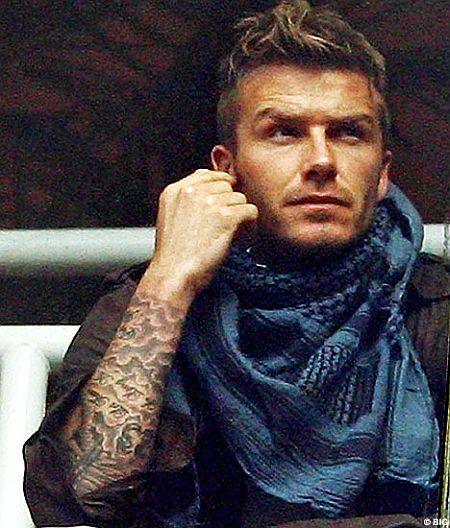New David Beckham Tattoos